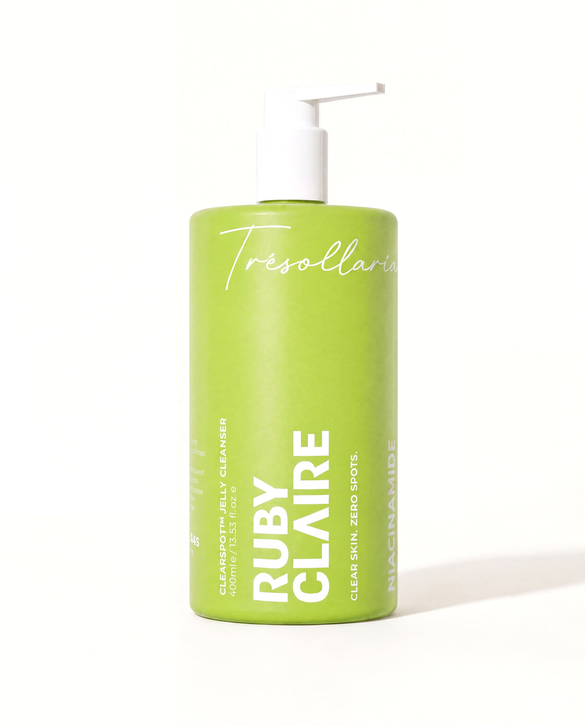 Ruby Claire ClearSpot Jelly Cleanser 400 ml lime green pump bottle