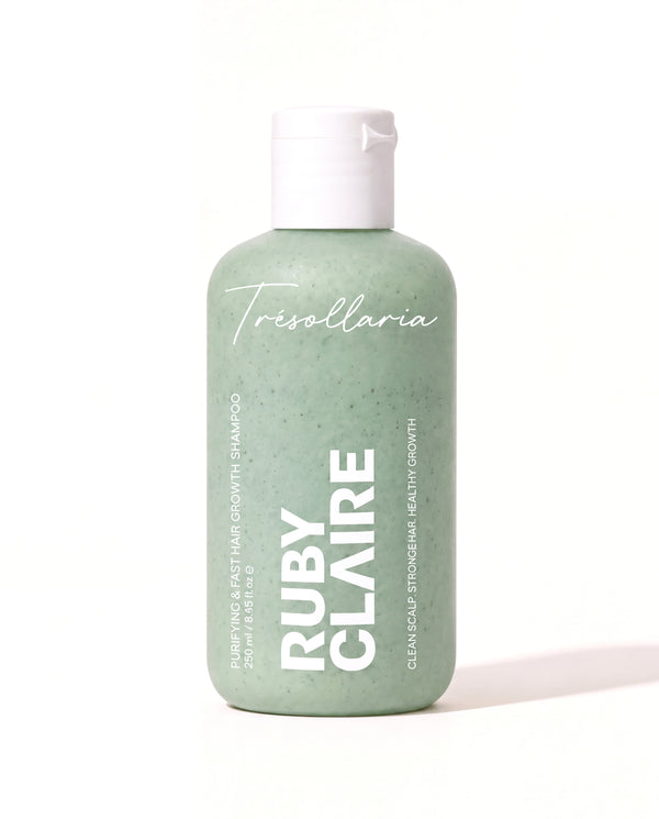 Ruby Claire Pure Balance Clarifying Shampoo 250 ml sage green bottle