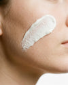 Close-up of calm soothed skin